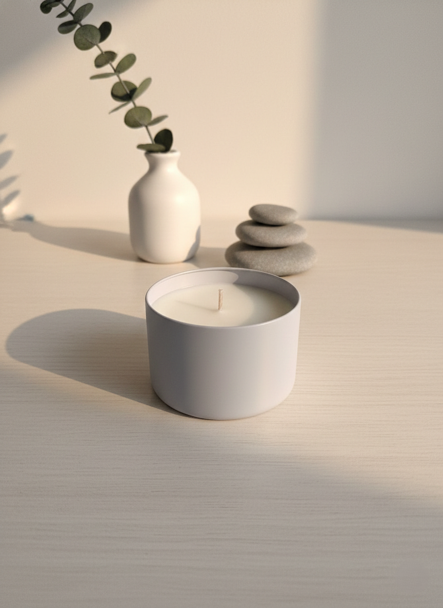 Fruit Musk Natural Scented Candle - Metal Matte Jar